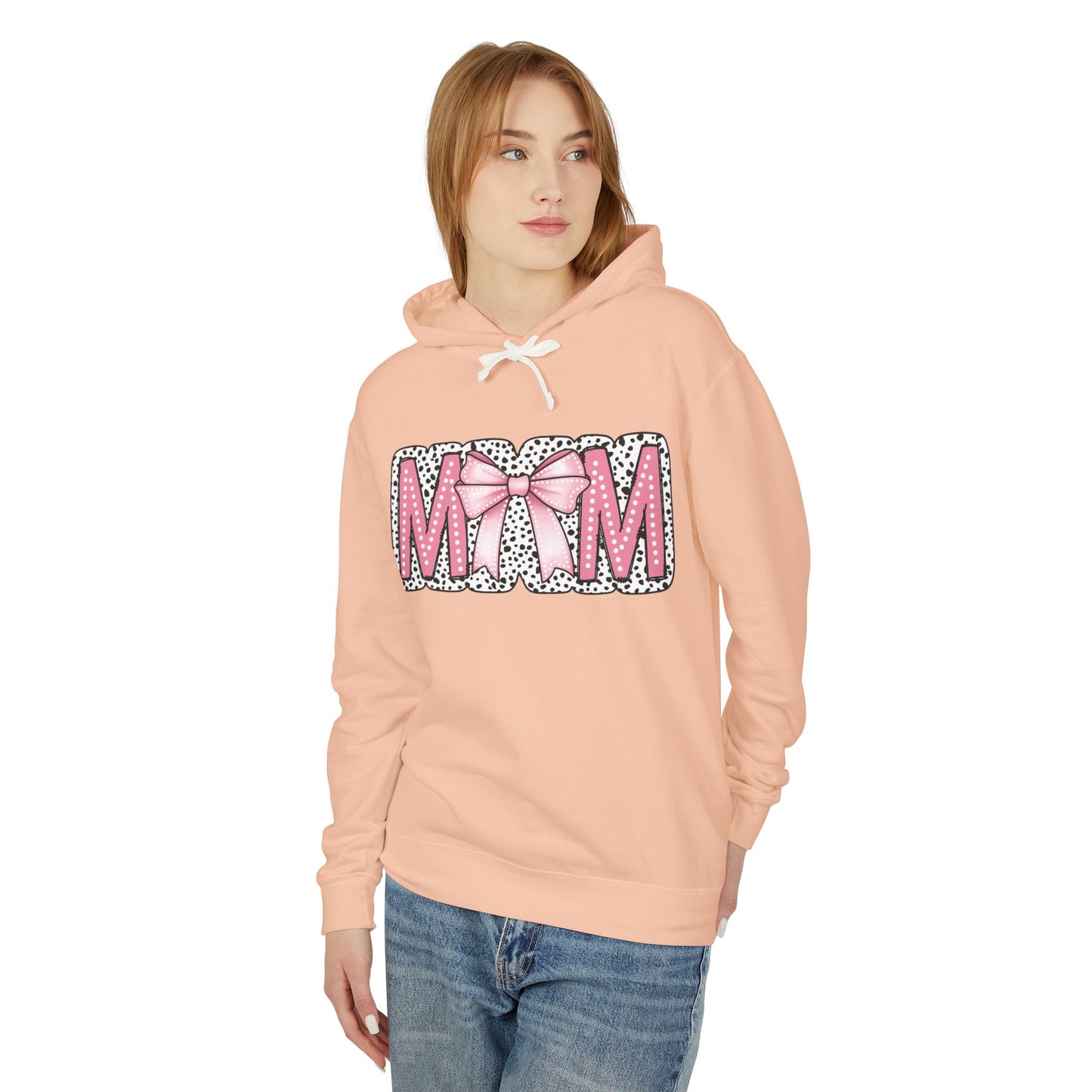 Coquette MOM Unisex Lightweight Hooded Sweatshirt