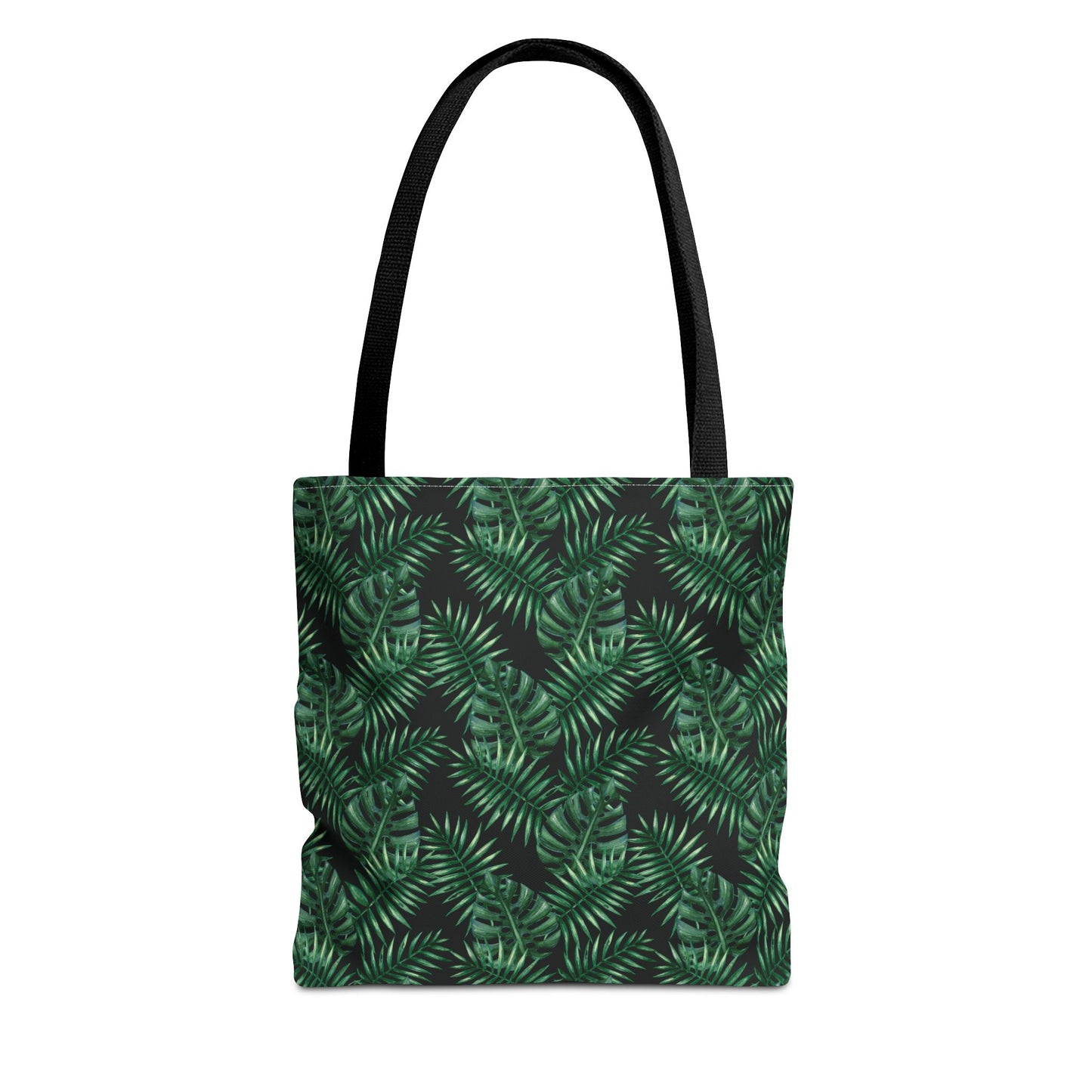 Black Tropical Bliss Tote Bag