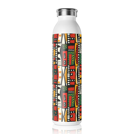 Tribal Harmony Slim Water Bottle