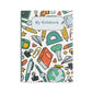 Emerald School Doodles Hardcover Notebook with Puffy Covers (PY)