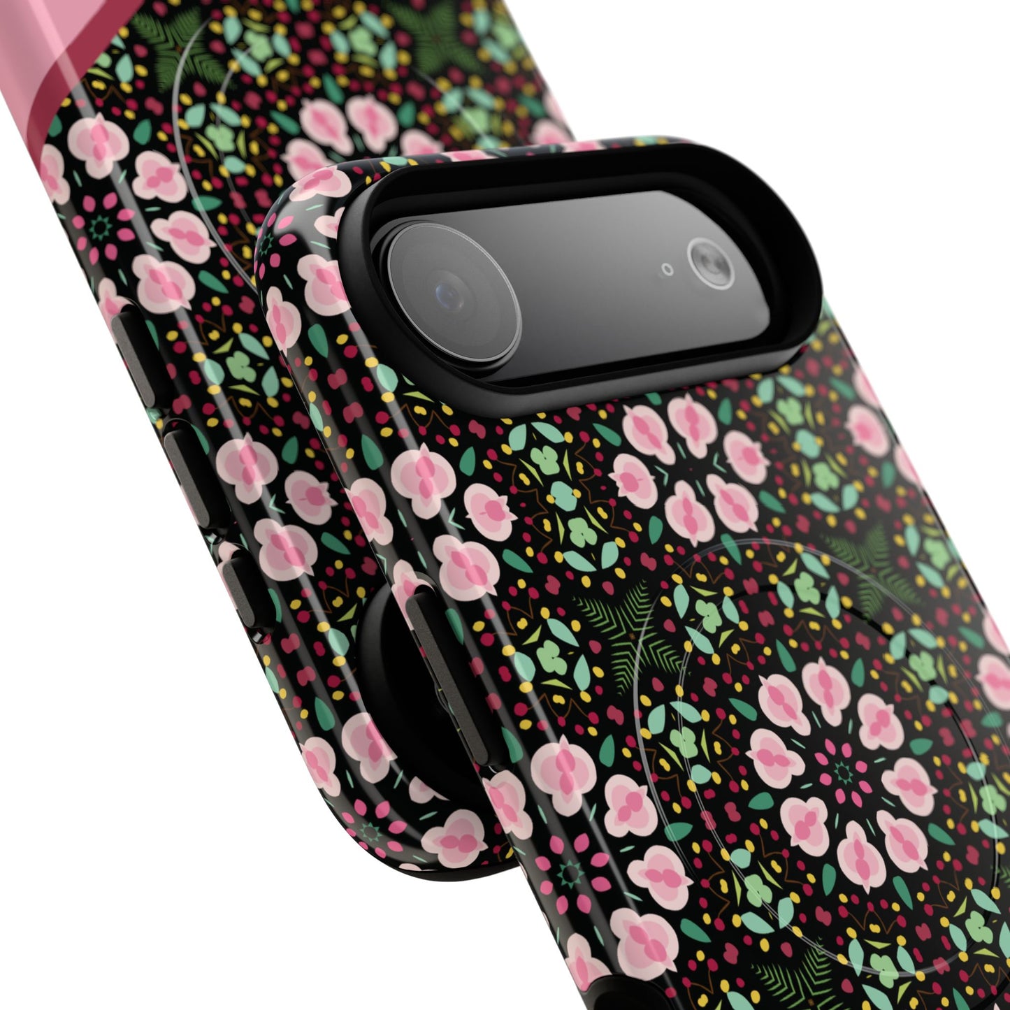 Personalized Twilight Petal Tapestry Floral Tough Magnetic MagSafe® iPhone Case, Durable iPhone Protector, Unique Gift for Her, Stylish Tech Accessories.