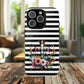 Striped in His Glory iPhone Case, Tough Magnetic Phone Protector, MagSafe iPhone Cover, Durable Case for Everyday Use, Gift for Nature Lovers, Vibrant Design.