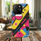 Electric Motion Mix iPhone Cases for Creative Souls | Tough iPhone Magnetic Cases, Stylish Protection, Unique iPhone Accessories, Gift for Art Lovers, Retro Vibes