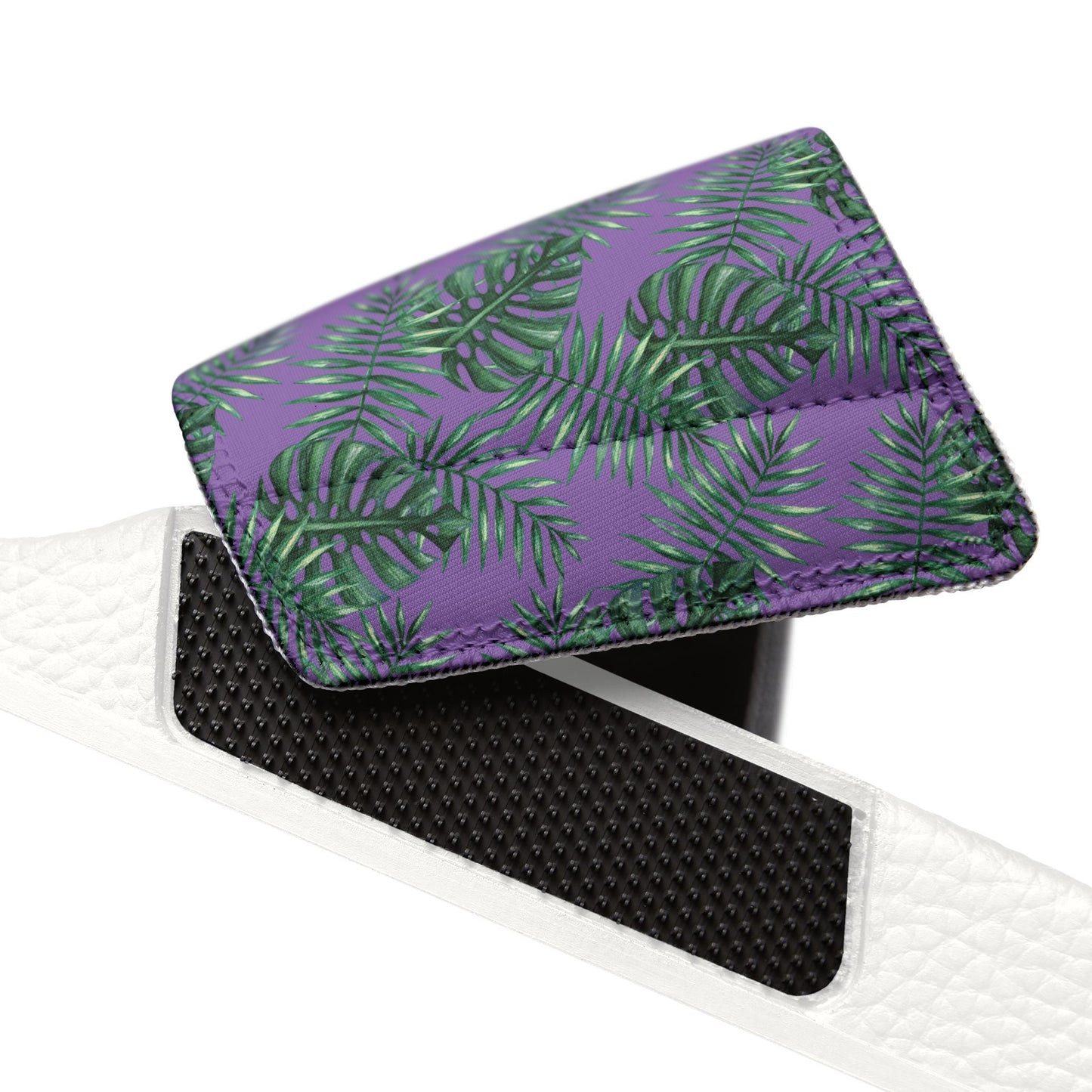 Purple Tropical Bliss Women's Removable-Strap Sandals