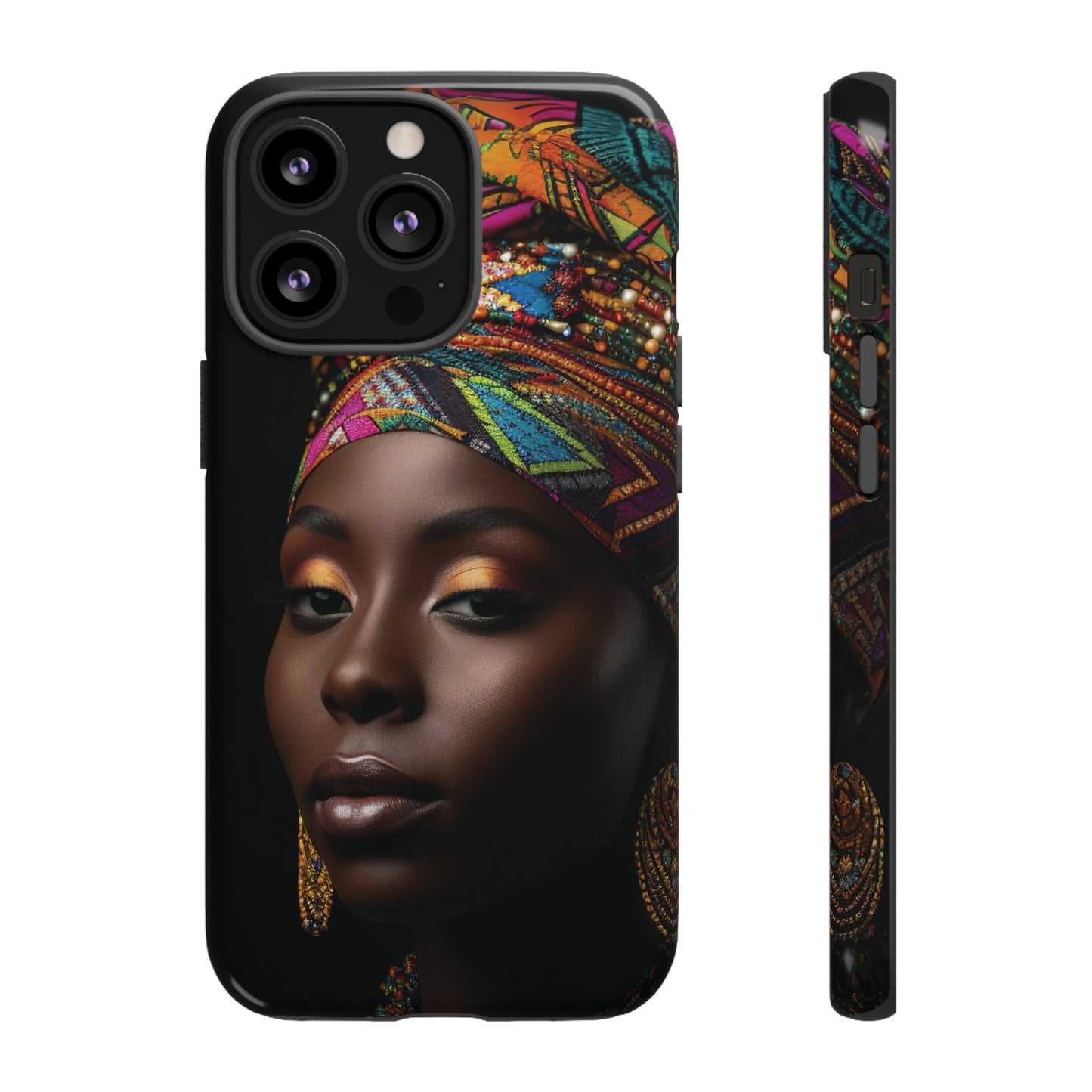 Regal Reflections: African Majesty iPhone Cases