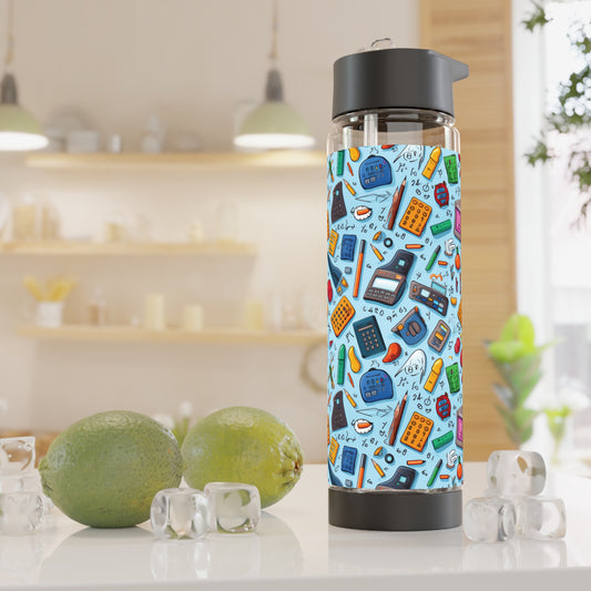 Blue Academic Adventures Infuser Water Bottle