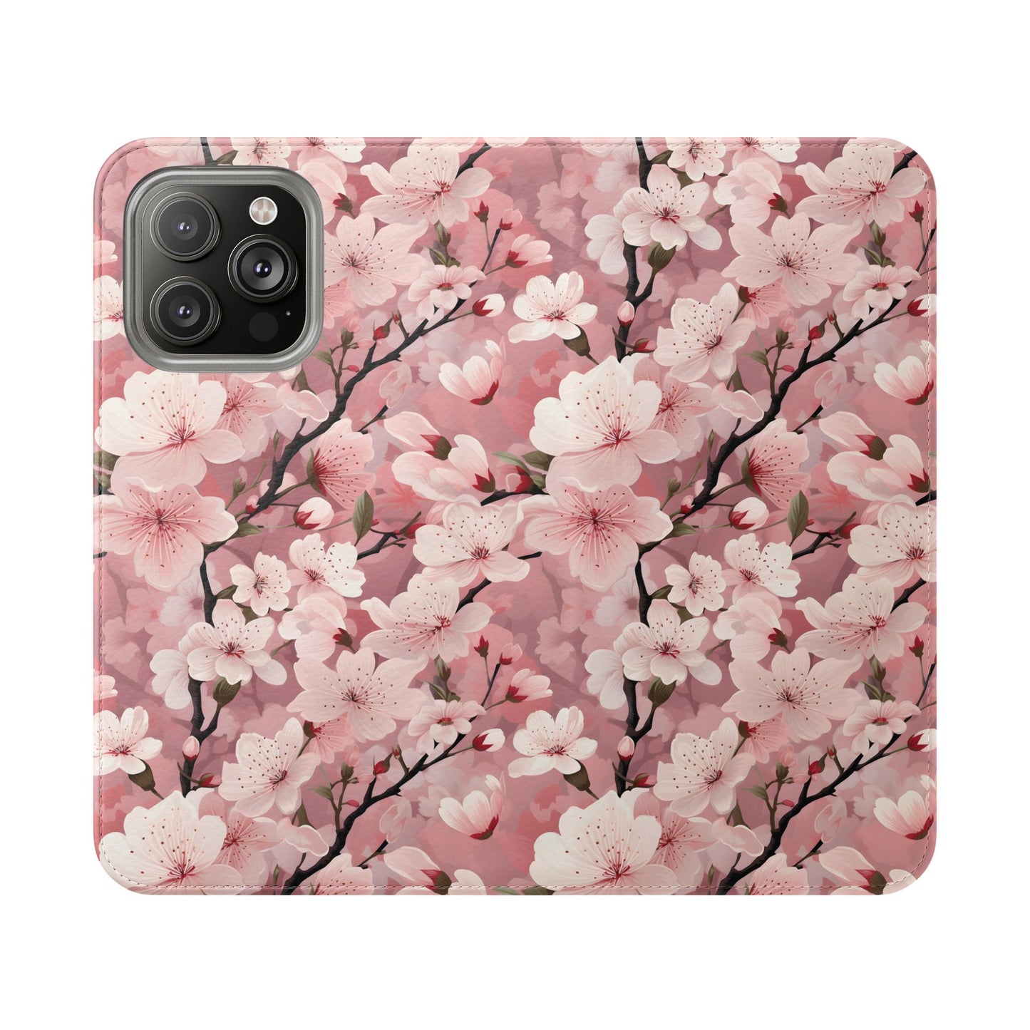 Cherry Blossom Flip Case — iPhone & Samsung Protective Phone Case