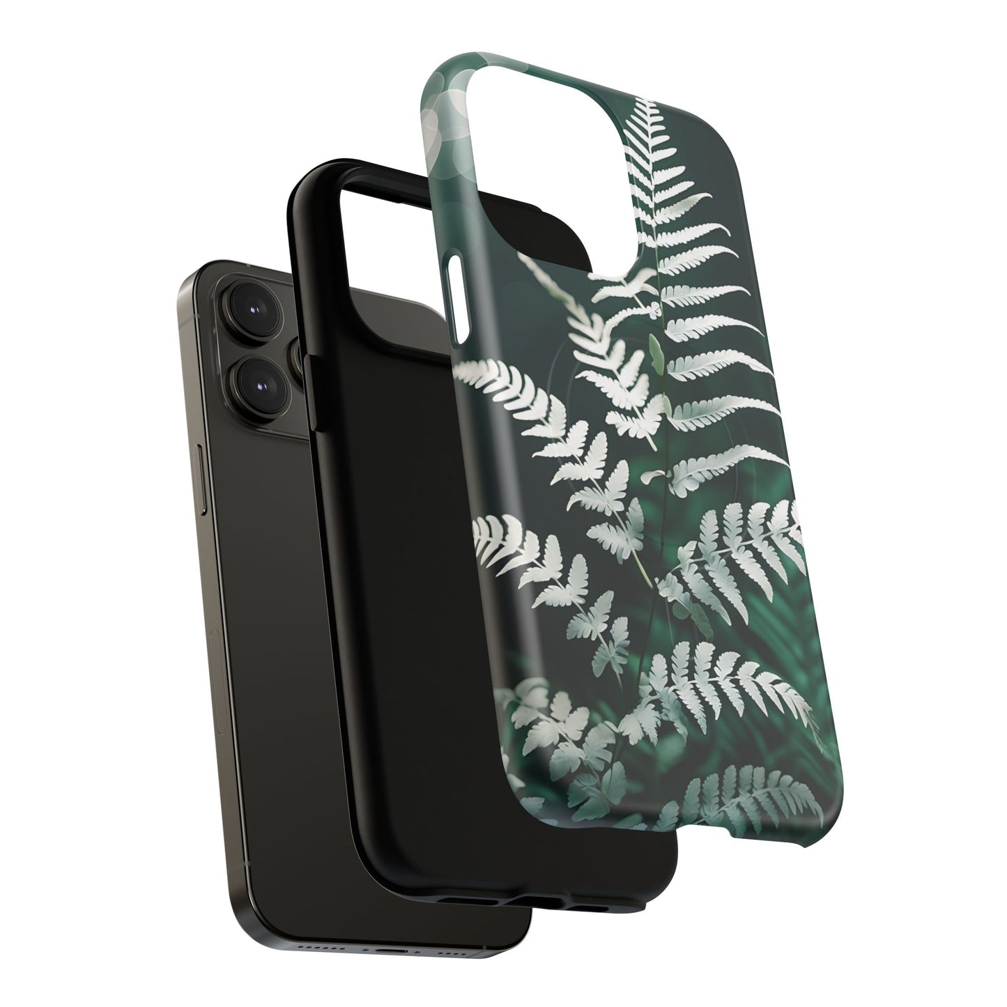 Elegant Fern Design Phone Case, Tough iPhone Cover, Nature Lover Gift, Botanical Phone Protector, Eco-Friendly Accessory