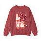 LOVE Coquette Unisex Heavy Gildan Blend™ Crewneck Sweatshirt.