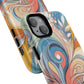 Personalized Sunset Garden Whirl Tough iPhone Magnetic Case for iPhone, Artistic Phone Cover, Durable Protection, Gifts for Her, Unique Style