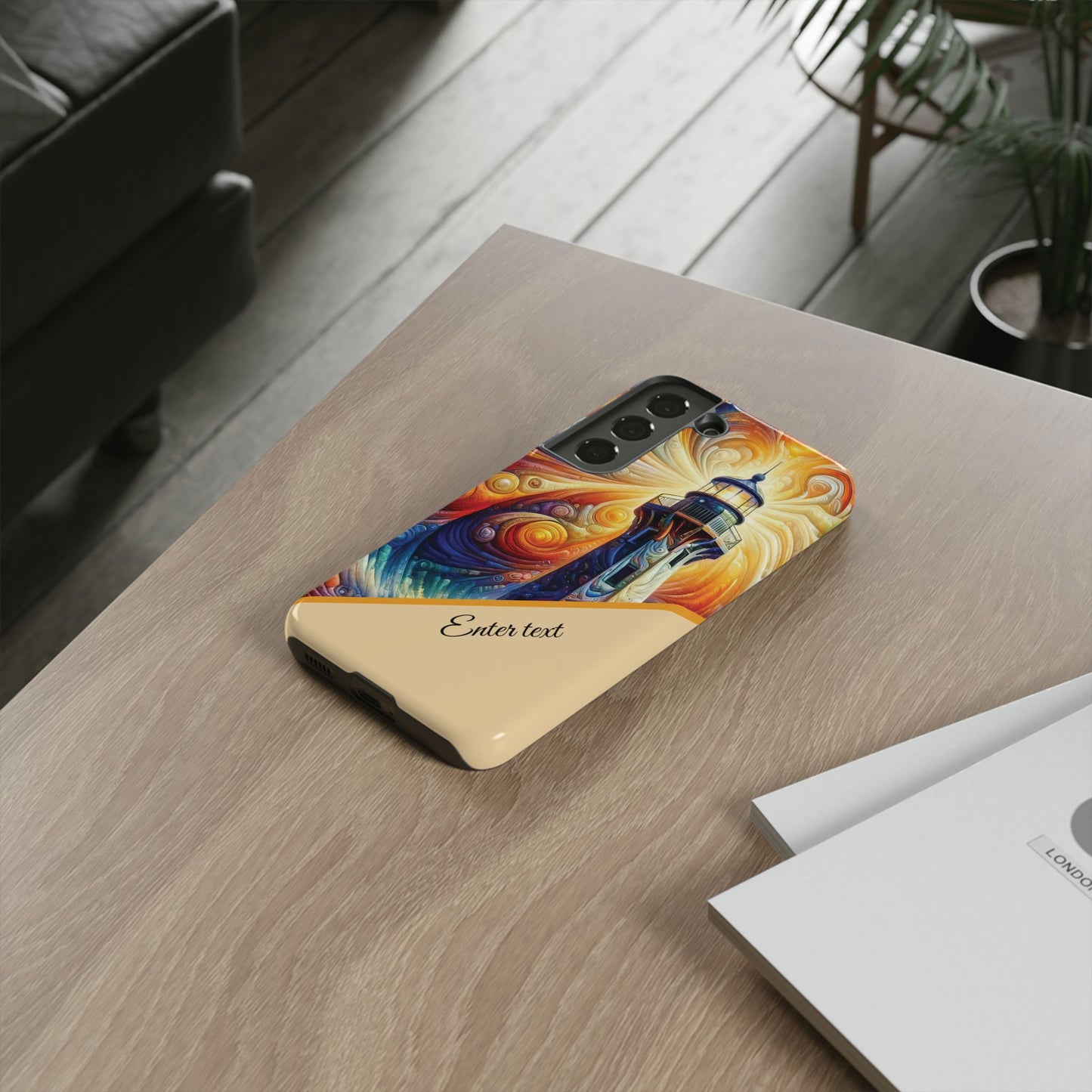 Personalized Cosmic Beacon Tough Samsung and Google Phone Cases
