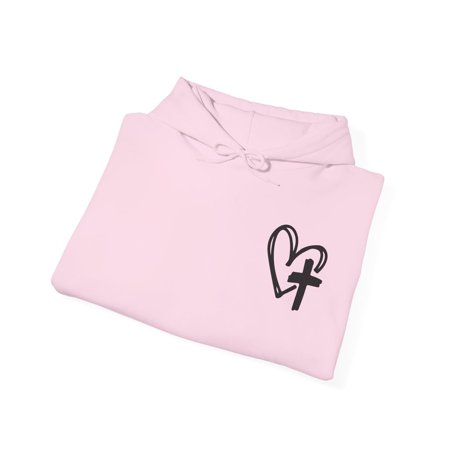 Faith and Floral Cross Unisex Gildan Hoodie Sweatshirt