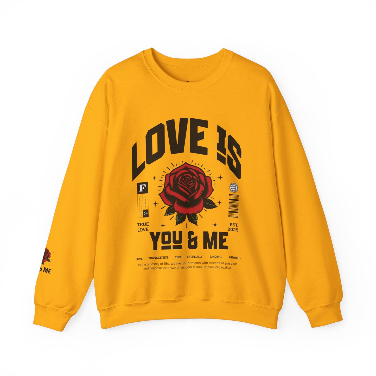 Love is ... Valentines Unisex Heavy Blend™ Crewneck Sweatshirt.