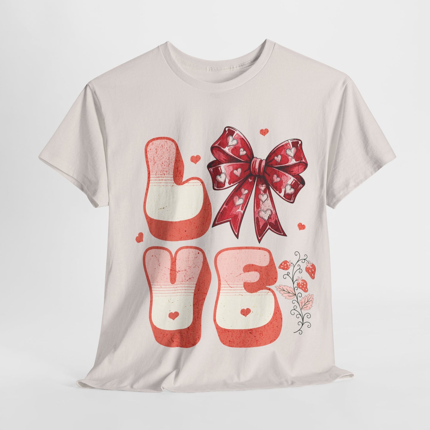 LOVE Charm Coquette Unisex Heavy Gildan Cotton Tee.