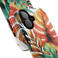 Tropical Monstera Leaf Phone Case - Stylish Tough Magnetic Cases, Floral Protection, Summer Vibe, Gift for Nature Lovers, Trendy Mobile Accessories