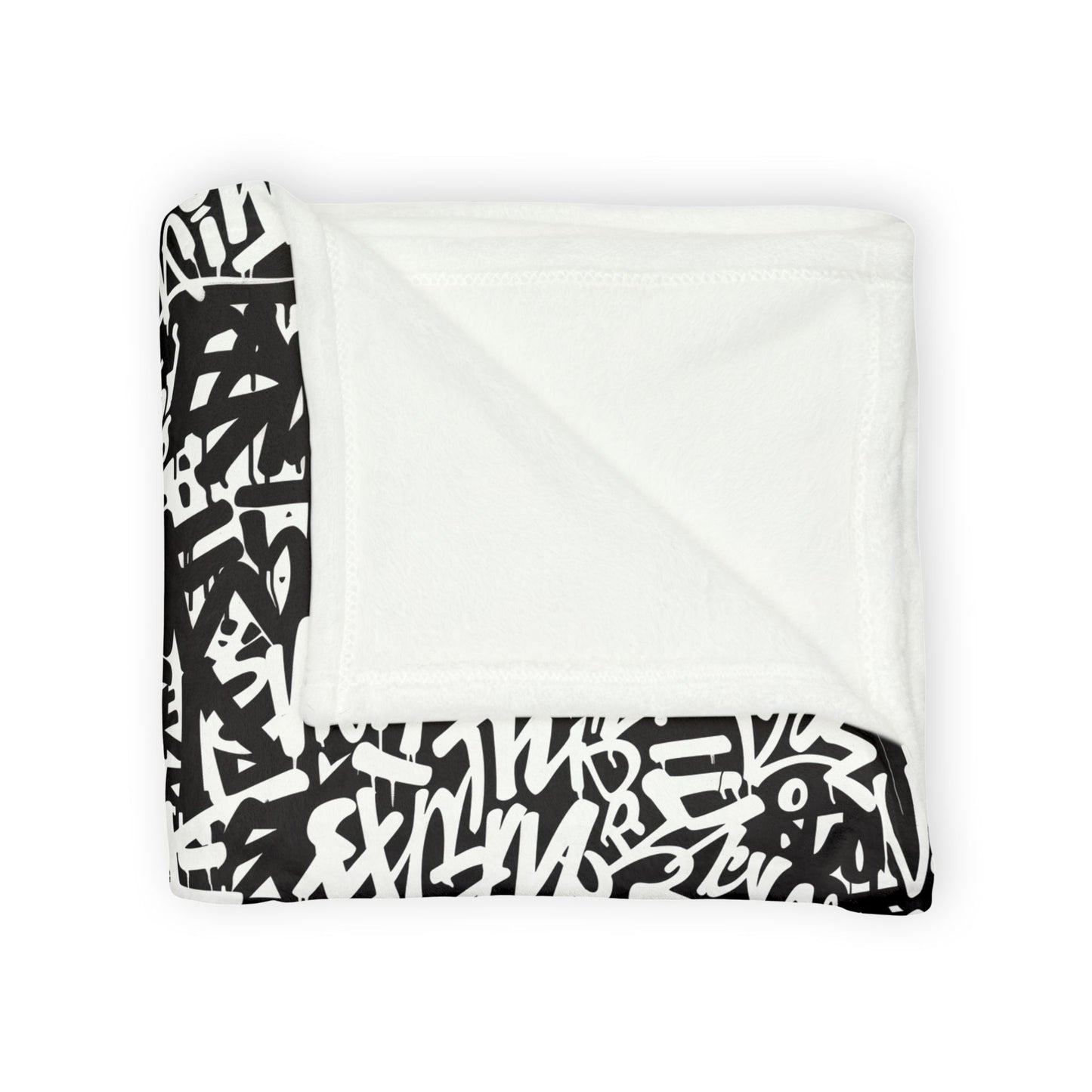 Urban Graffiti Soft Minky Blanket