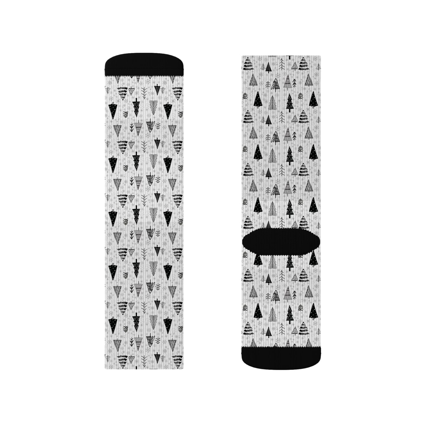 Winter Wonderland Sublimation Socks - High-Quality Comfort with Stylish Sublimated Print