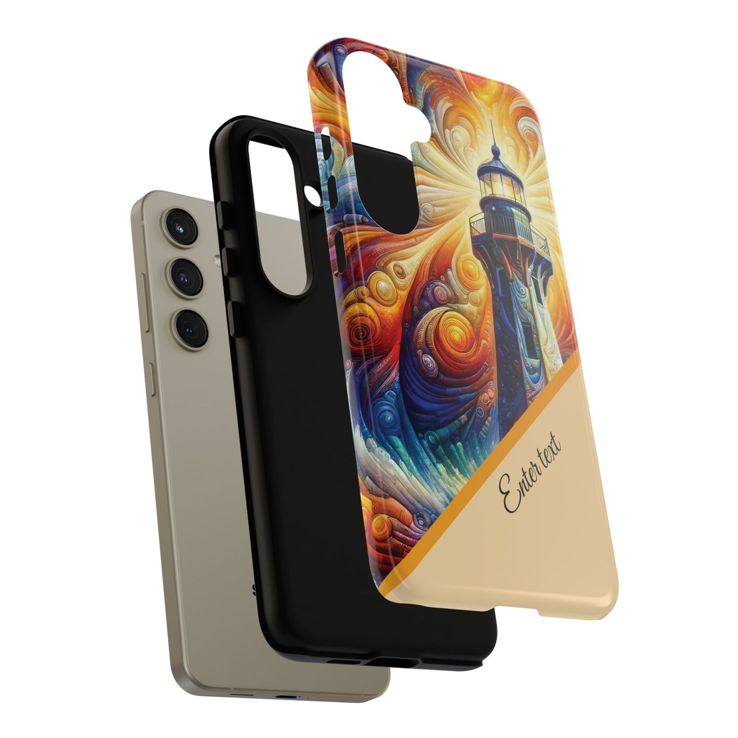 Personalized Cosmic Beacon Tough Samsung and Google Phone Cases