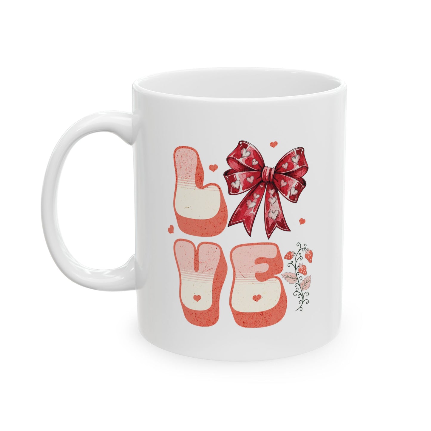 LOVE Coquette Ceramic Mug Gift - 11oz & 15oz - BPA & Lead-Free