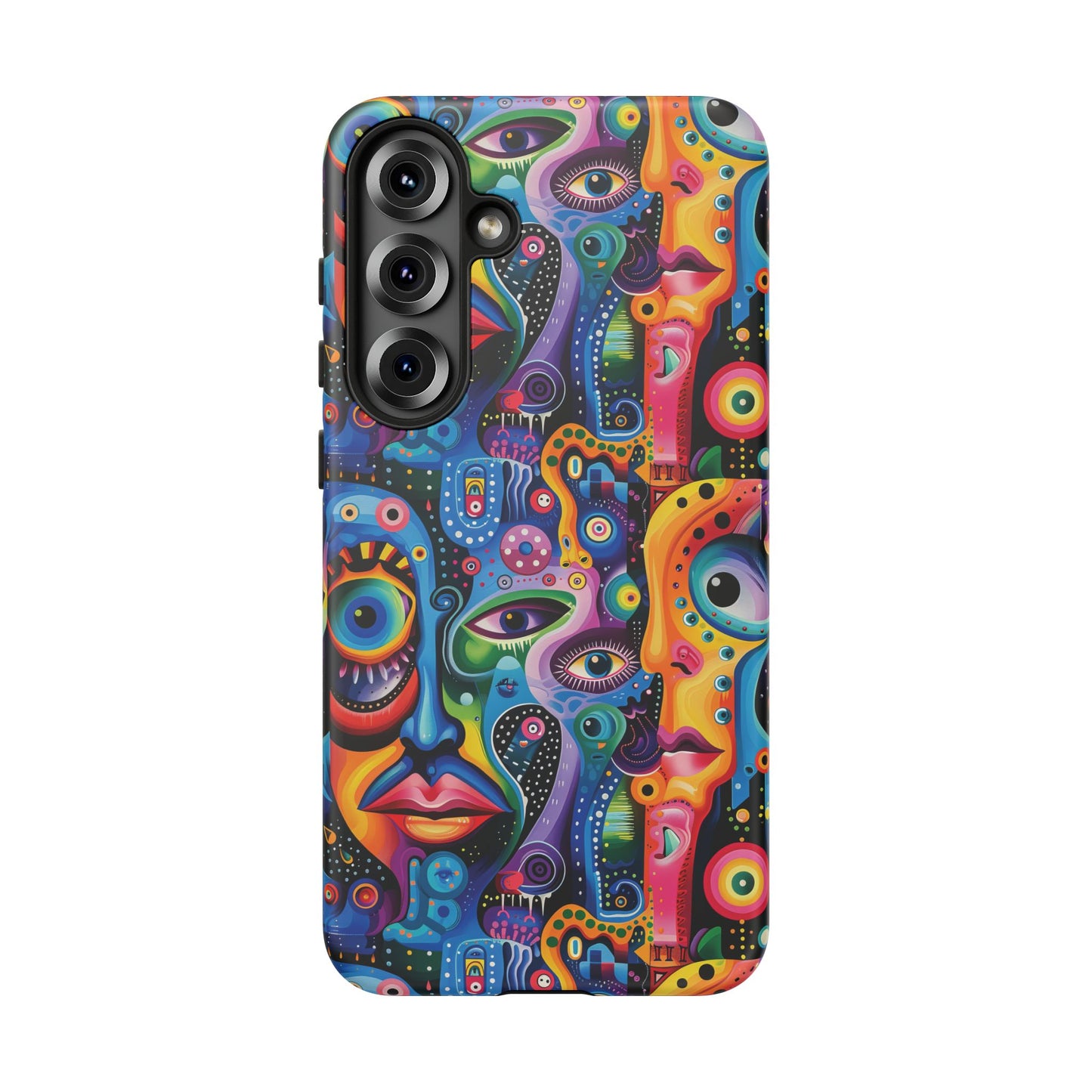 Psychedelic Visions Vibrant Art Google Pixel, iPhone and Samsung Phone Case - Tough Cases for Creative Souls