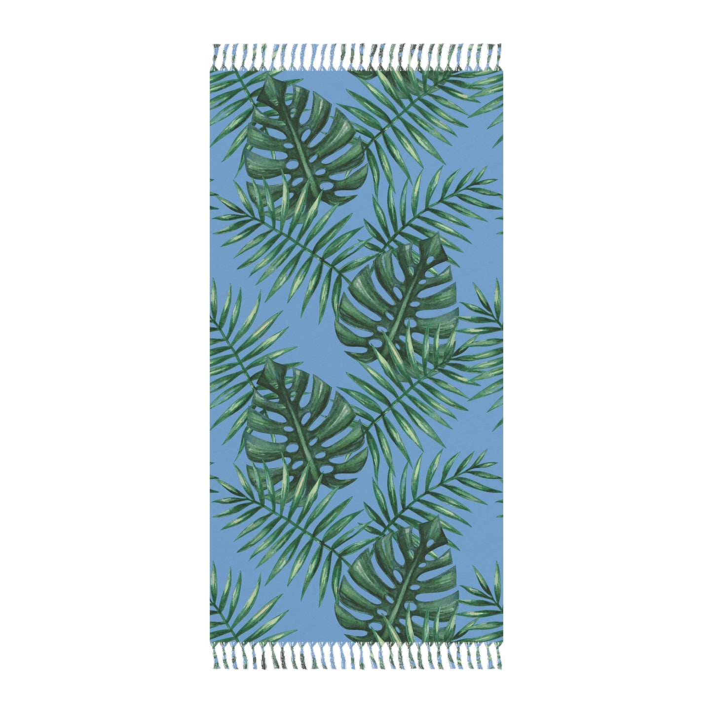 Tropical Boho Vibes Blue Beach Cloth/Towel