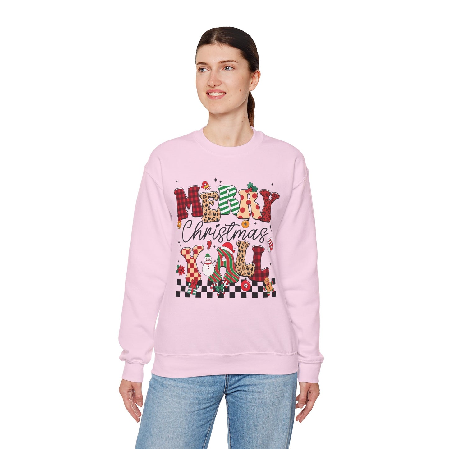 Merry Christmas Unisex Heavy Blend™ Crewneck Sweatshirt