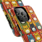 Cute Kawaii Cat iPhone Case, Tough Magnetic iPhone Case, Animal Lover Gift, Kawaii iPhone Cover, Fun Cat Design