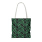 Black Tropical Bliss Tote Bag