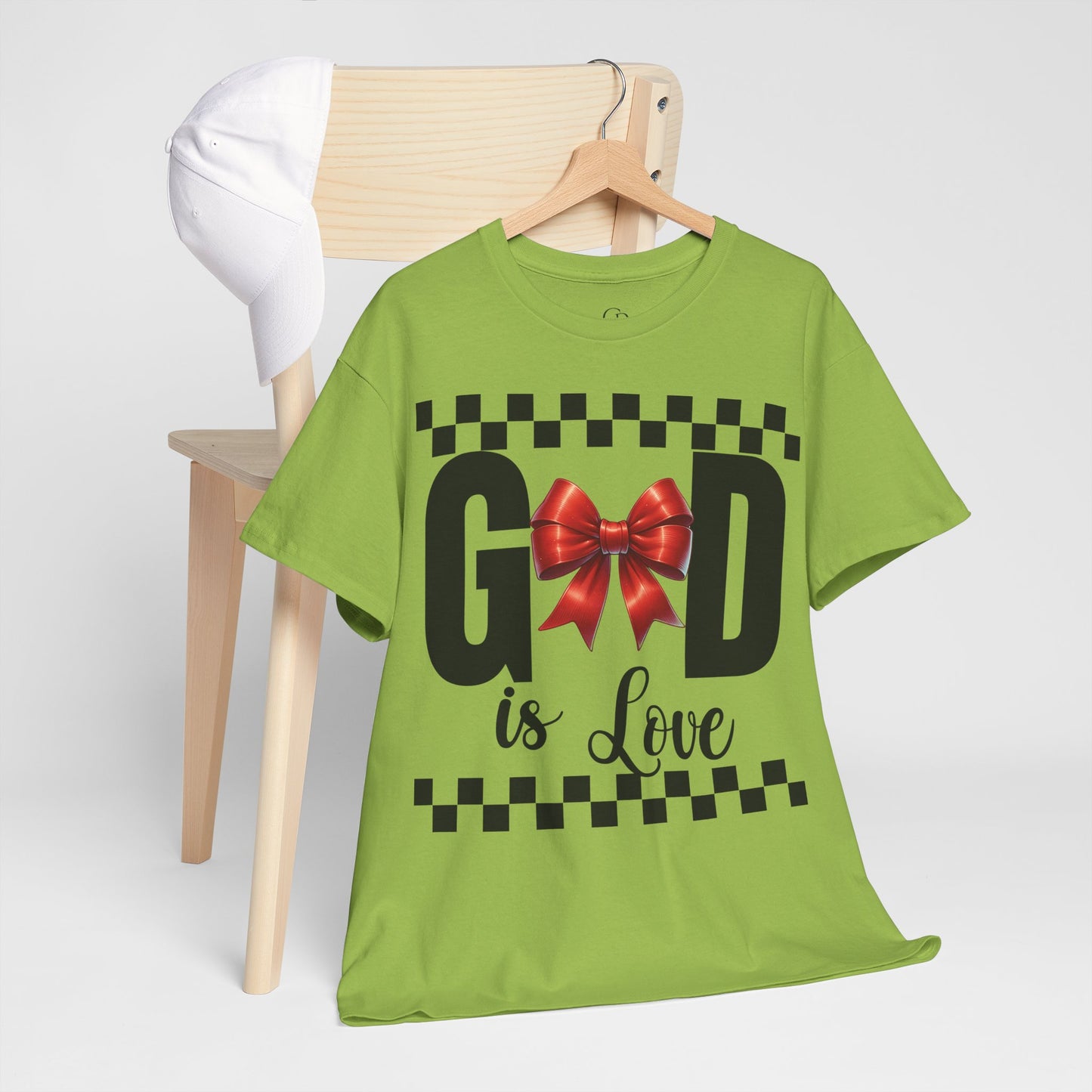 GOD is LOVE Charm Unisex Heavy Gildan Cotton Tee.