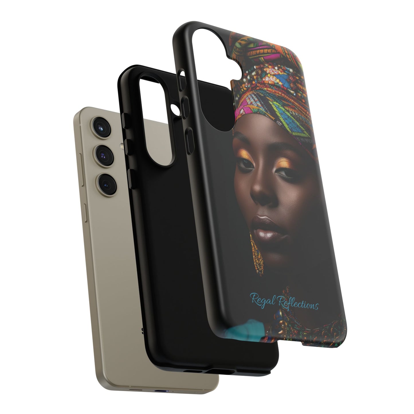 Regal Reflections: African Majesty Samsung Tough Phone Cases