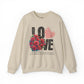 LOVE Always Unisex Heavy Gildan Blend™ Crewneck Sweatshirt.