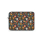 Whimsical Feline Garden Laptop Sleeve