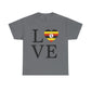 LOVE UGANDA Unisex Heavy Cotton Tee