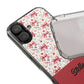 Personalized Rosette Coquette Floral Bow Clear iPhone, Samsung Cases — Custom Name Phone Cover