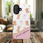 Personalized Bunny iPhone Case - Cute Animal Design, Tough MagSafe® Magnetic Case, Easter Gift, Spring Aesthetic, Kids Accessories