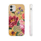 Floral Scripture Phone Case — "Let Your Light Shine" (Matthew 5:16) for iPhone and Samsung Cases.