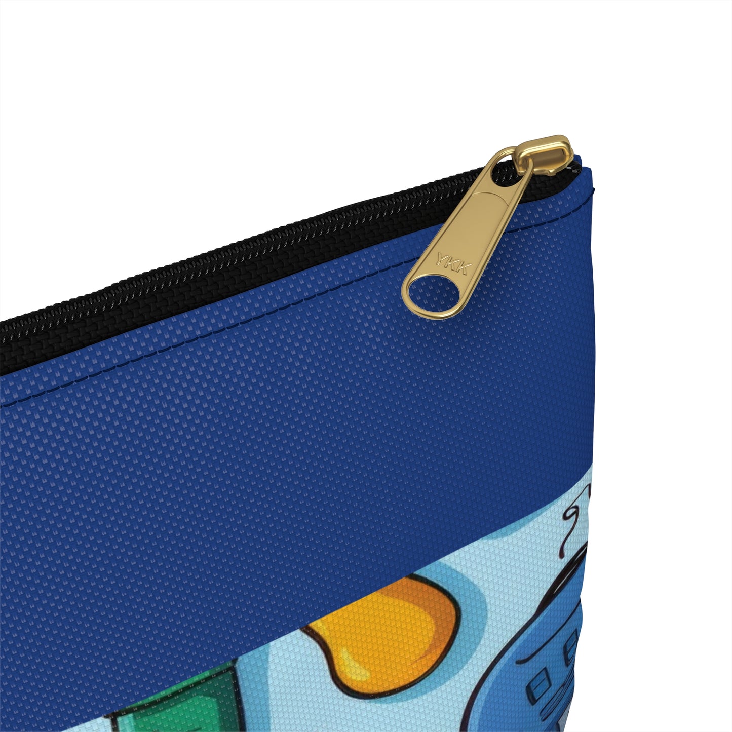 Blue Academic Adventures Accessory Pouch