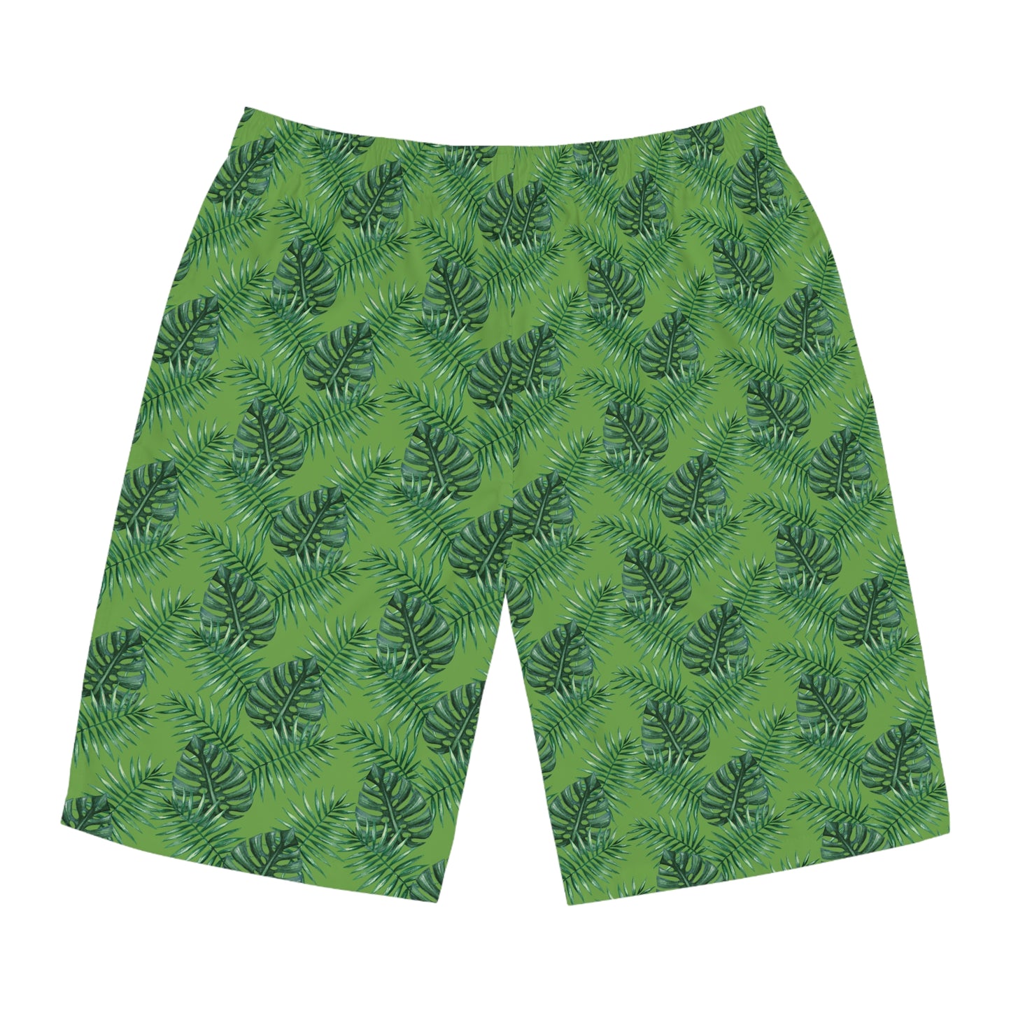 Green Tropical Bliss Men's Board Shorts (AOP)- (PY)