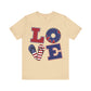 Patriotic Love Unisex Jersey Short Sleeve Tee