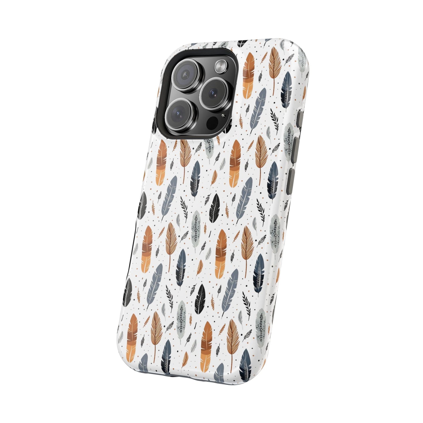 Whispering Feathers Magnetic Tough iPhone Cases