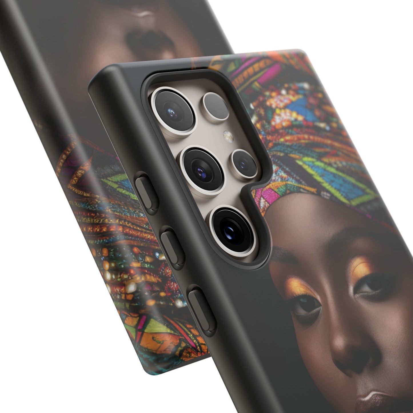 Regal Reflections: African Majesty Samsung Tough Phone Cases