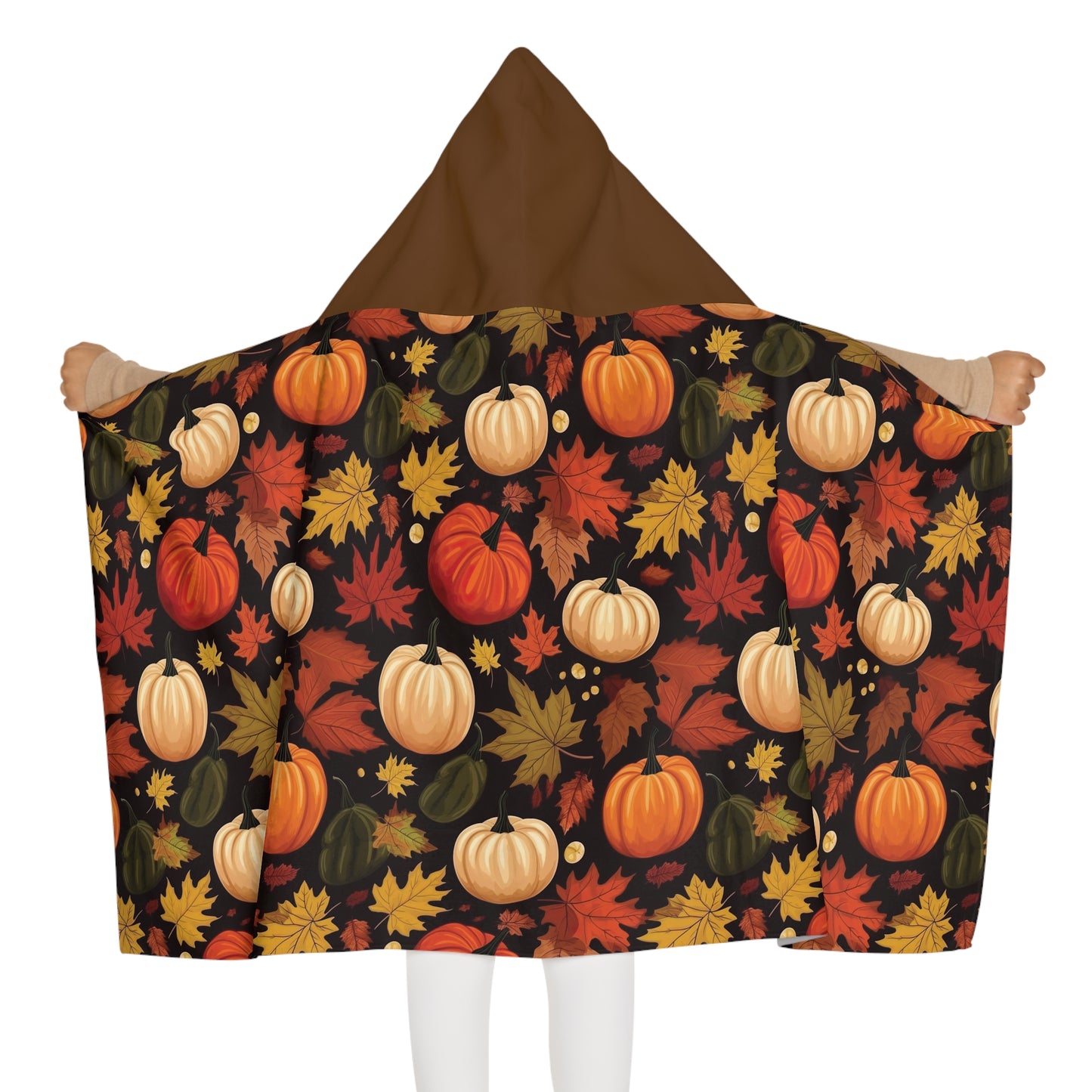 Pumpkin Harvest Snuggle Youth Hooded Towel