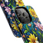 Flower Garden Stained Glass Phone Case, Tough Magnetic Cases, Floral Phone Cover, Durable Phone Accessories, Spring Gift, Birthday Present