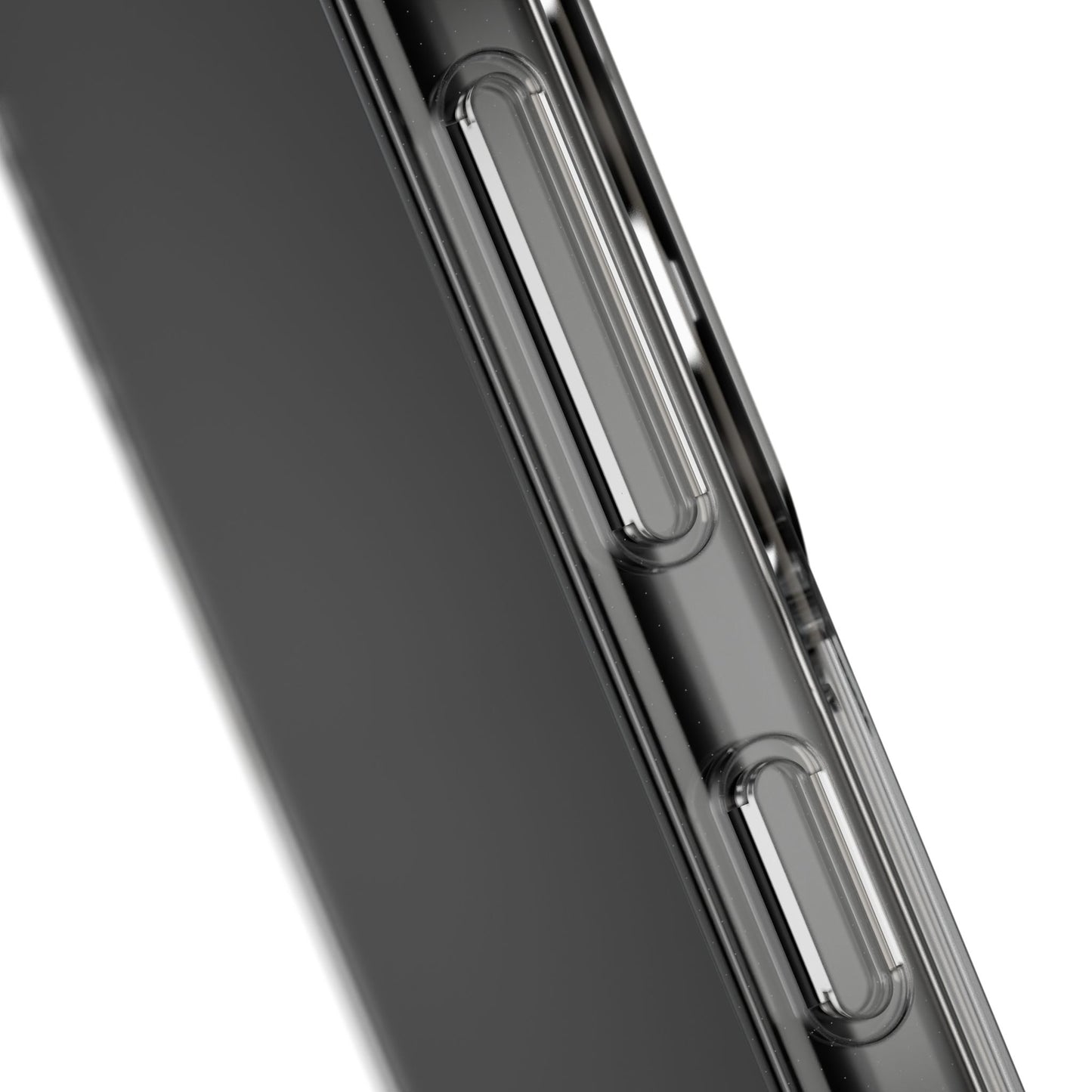 Velvet Petal Noir Floral Petal Clear Impact-Resistant iPhone and Samsung Case.