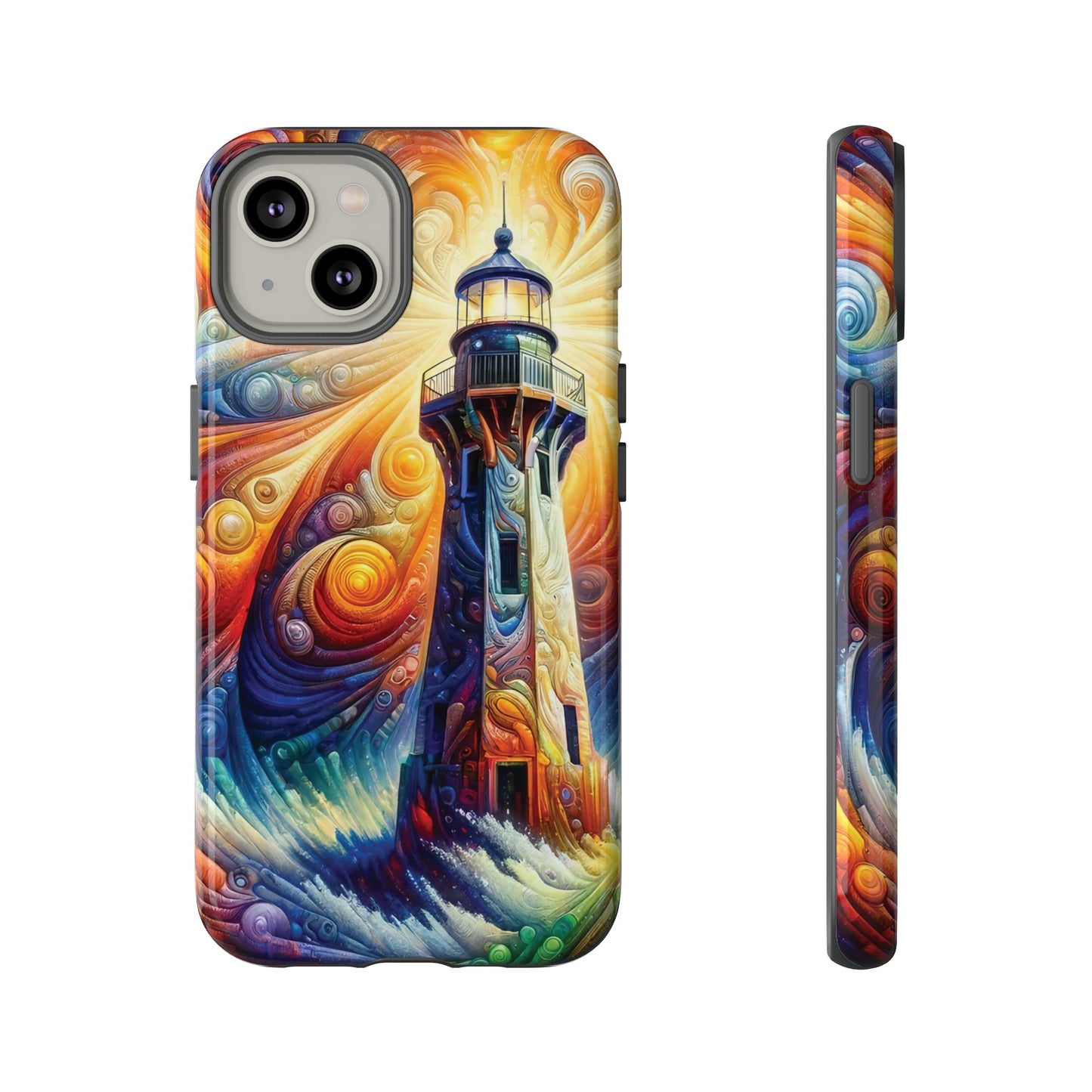 Cosmic Beacon Tough iPhone Cases