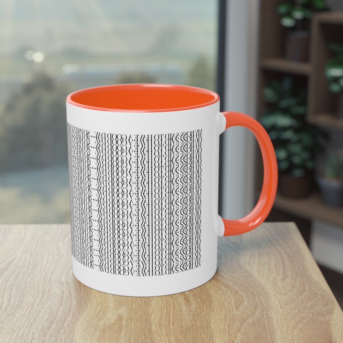 Two Tone Funny Hidden Message Mug - “My Boss said to have a good day… so I went home.”- Viral Optical Illusion Mug - Secret Sarcastic Work Message - Dishwasher Safe, Unique Gifts for Coffee Lovers, Home & Office Decor, Holiday Present.