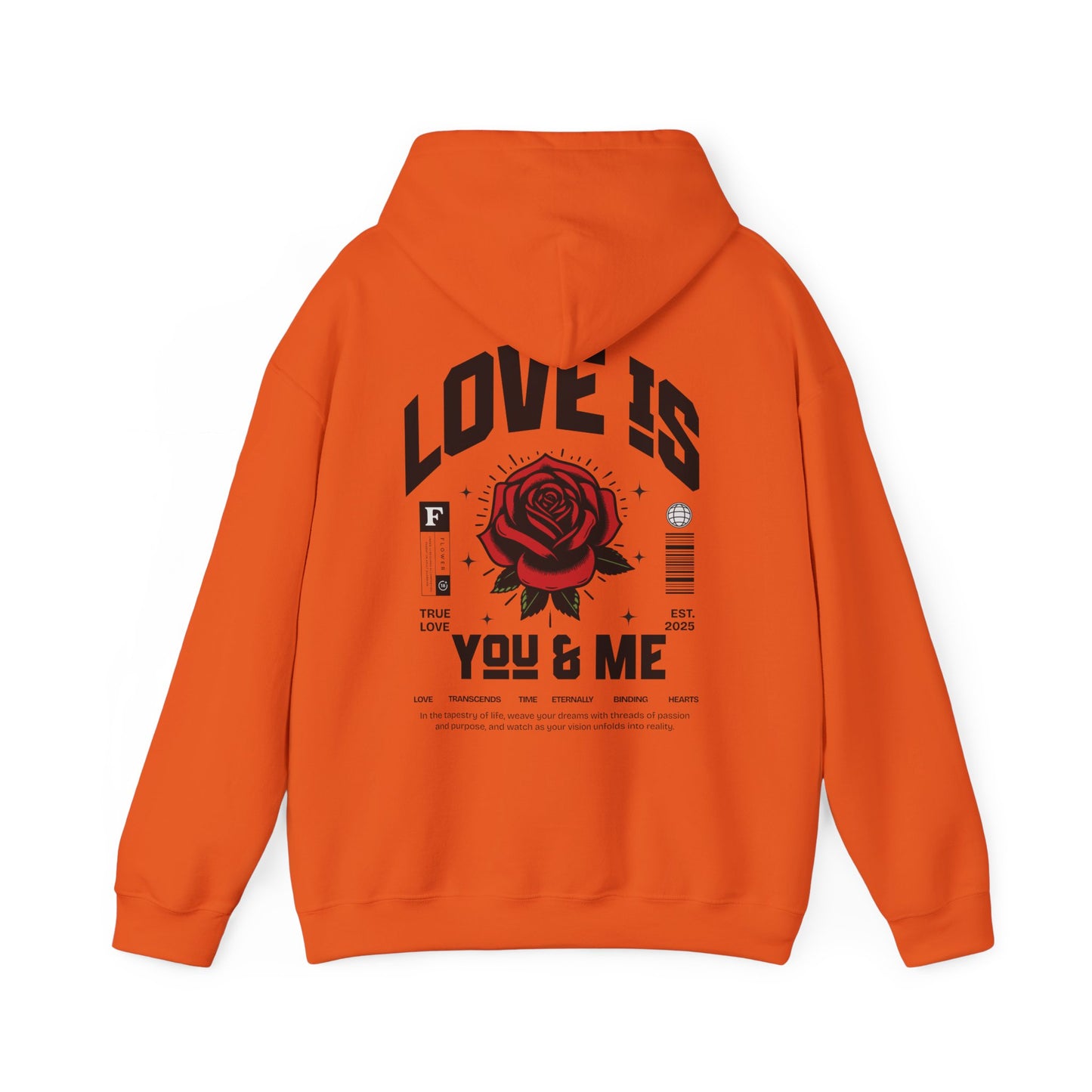 You and Me Unisex Gildan Hoodie Sweatshirt