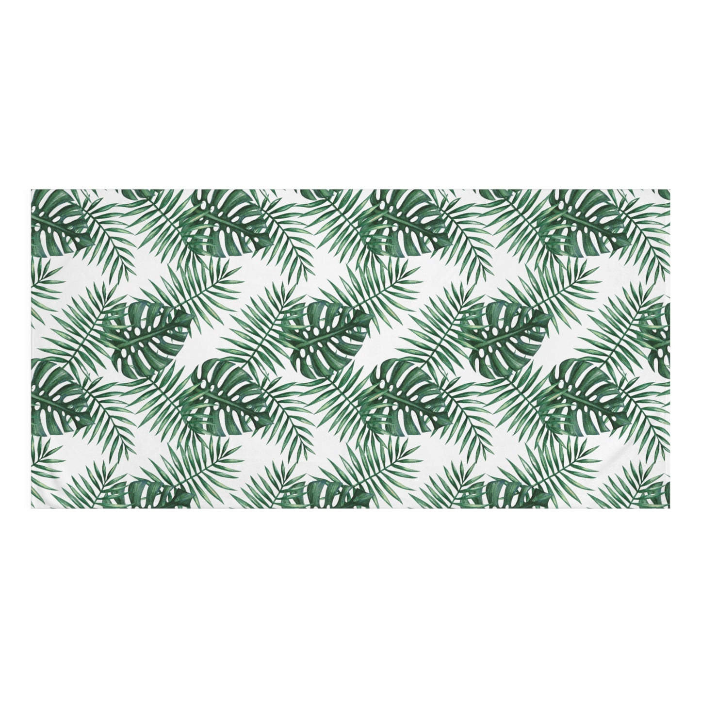 Tropical Bliss White Mink-Cotton Towel