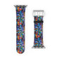 Psychedelic Visions Colorful Artistic Watch Band - Vibrant Design for Unique Style.