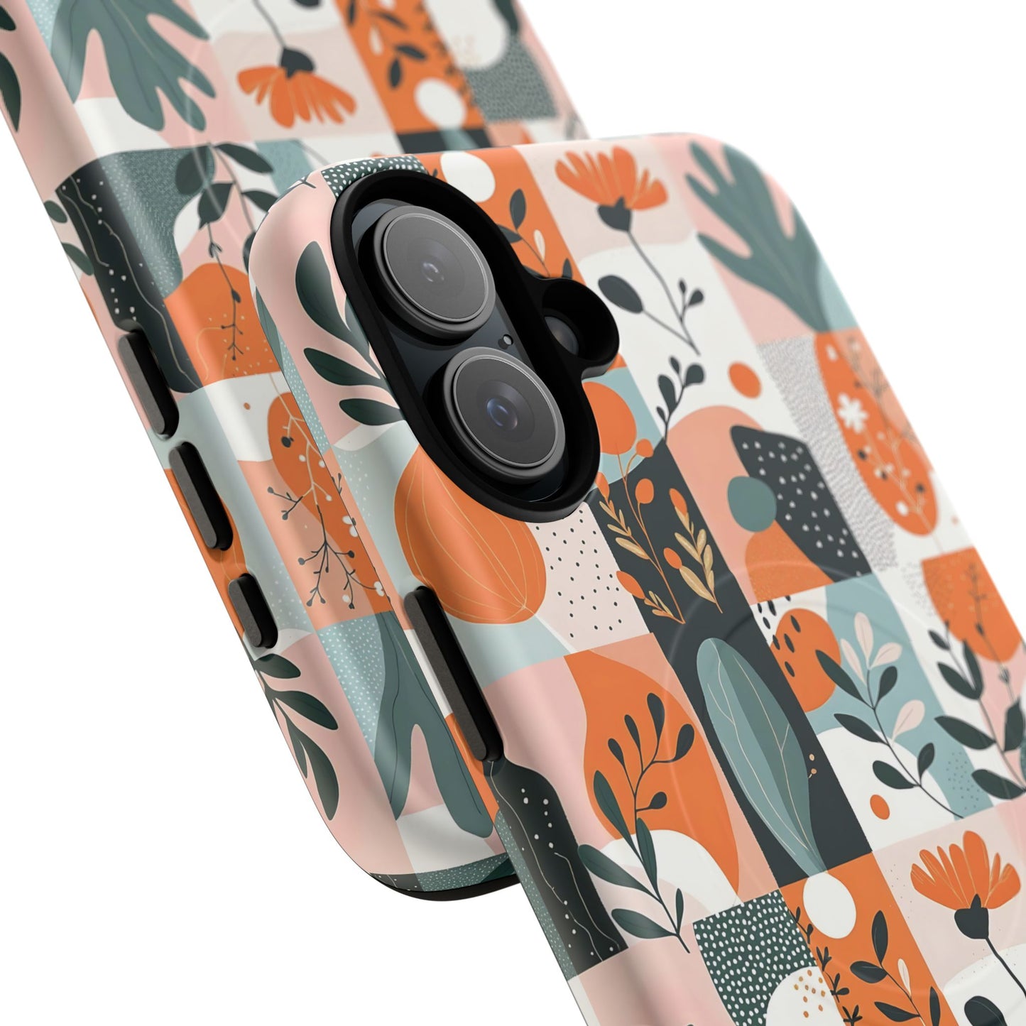 Botanical Bliss Tough Magnetic Phone Case, Durable Phone Cover, Gift for Her, Stylish Tech Accessory, Fall Vibes, Trendy Mobile Case